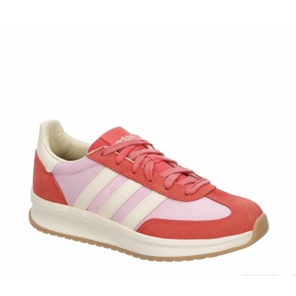 NEW Women’s Adidas Run 72 70S 2.0 Sneaker Clear Pink Semi Lucid Red 8.5 Suede - Picture 1 of 6